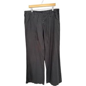 Planet Gold Charcoal Wide-Leg Pants